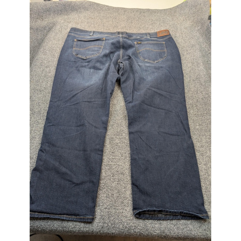 Lee Jeans Mens 50x30 Big Tall Blue Extreme Motion Athletic Denim Pants - Picture 9 of 9